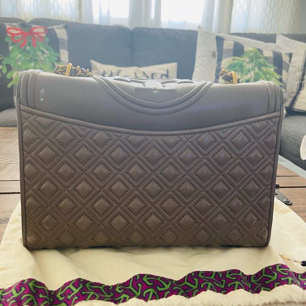 Authentic Large Tory Burch Adjustable Fleming - image 5